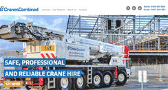 Desktop Screenshot of cranescombined.com.au